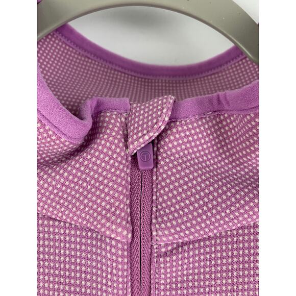 T By Talbots Half Zip Mock Neck Pullover Jacket Womens Size L/XL Purple New - Picture 6 of 12
